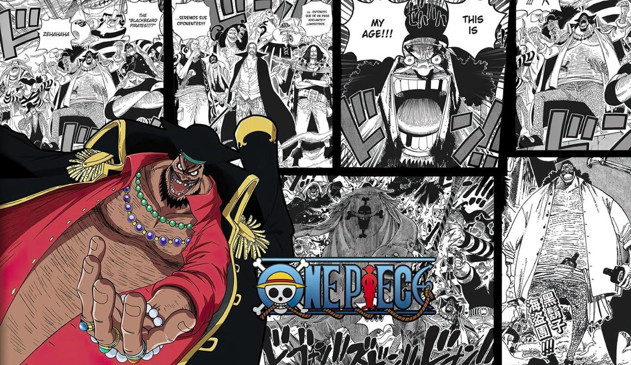 (One Piece - Manga Blackbeard) Mousepad