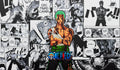 (One Piece Manga - Zoro) Mousepad