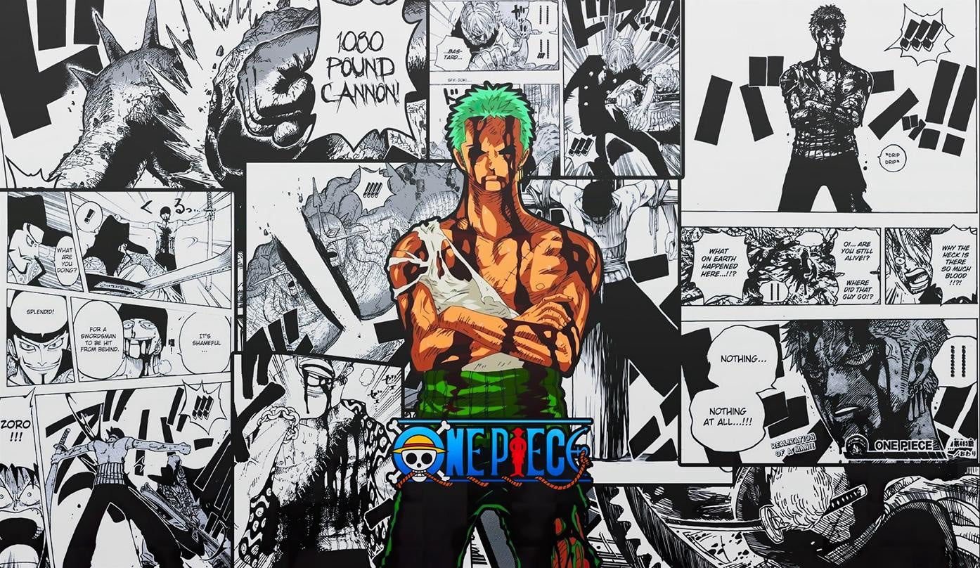 (One Piece Manga - Zoro) Mousepad