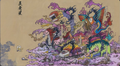 Sun God vs The Five Elders Desk Mat