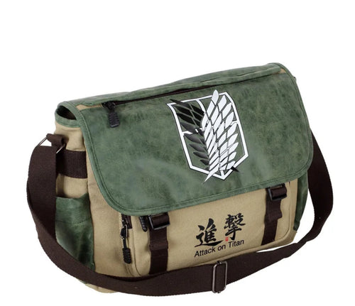 (Attack On Titan - Scouts) Canvas Shoulder Bag