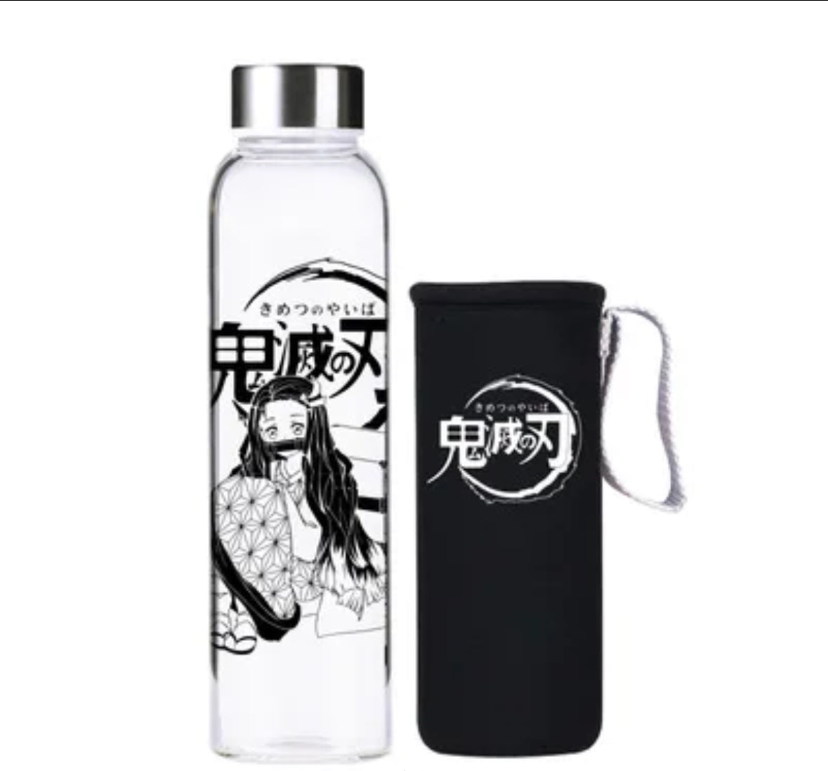 (Demon Slayer - Nezuko) Glass bottle