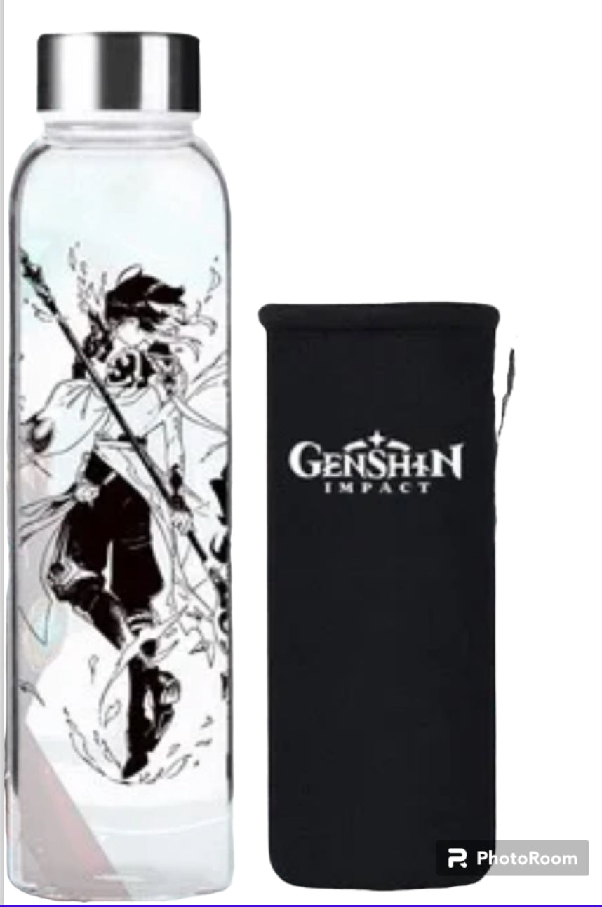 (Genshin Impact - Xiao) Glass bottle