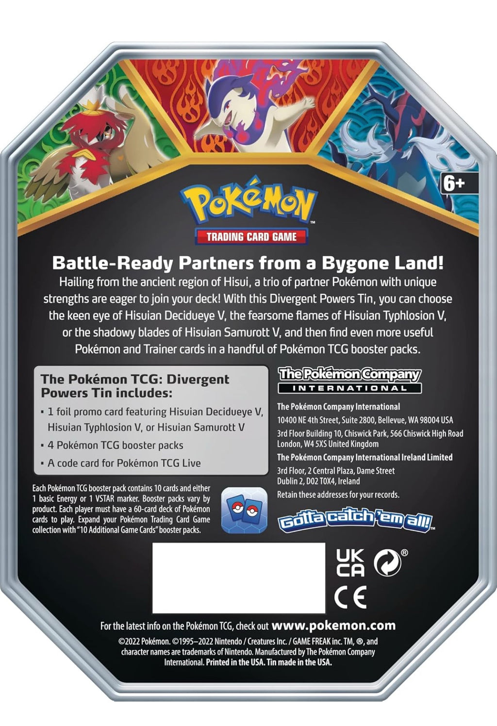 Pokemon TCG: Divergent Powers Tin