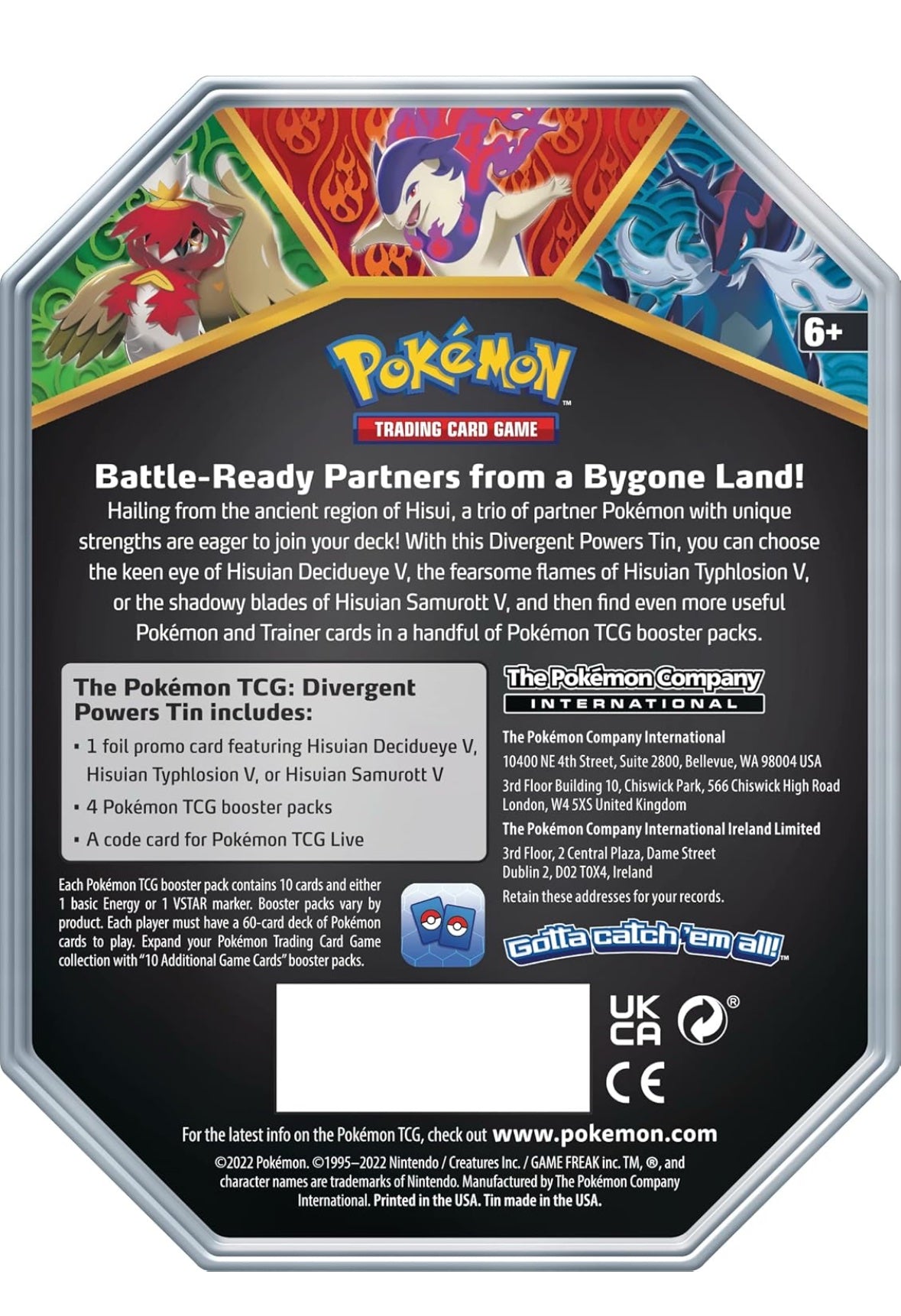 Pokemon TCG: Divergent Powers Tin