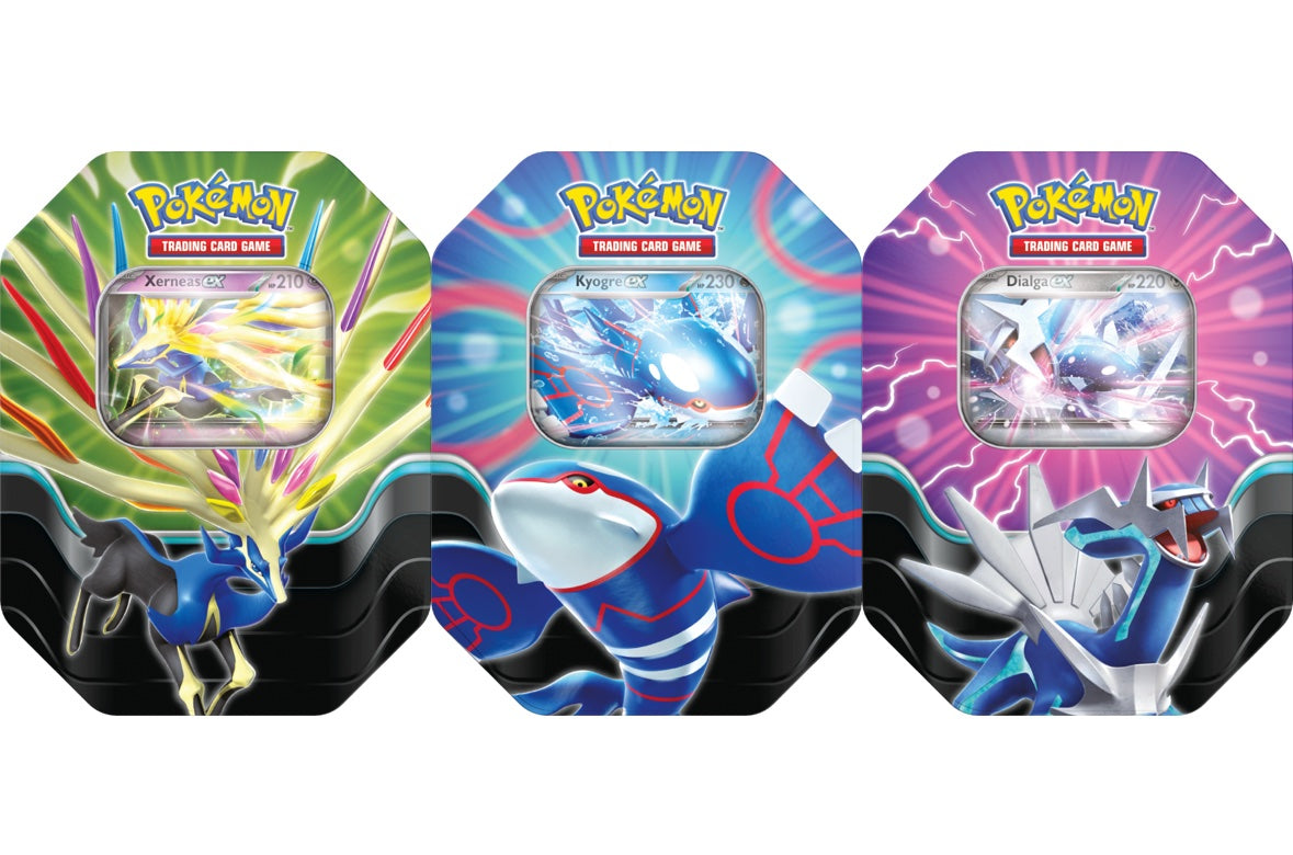 Pokemon TCG : Spring ex Tin (4 boosters) (Assorted 1 Piece)