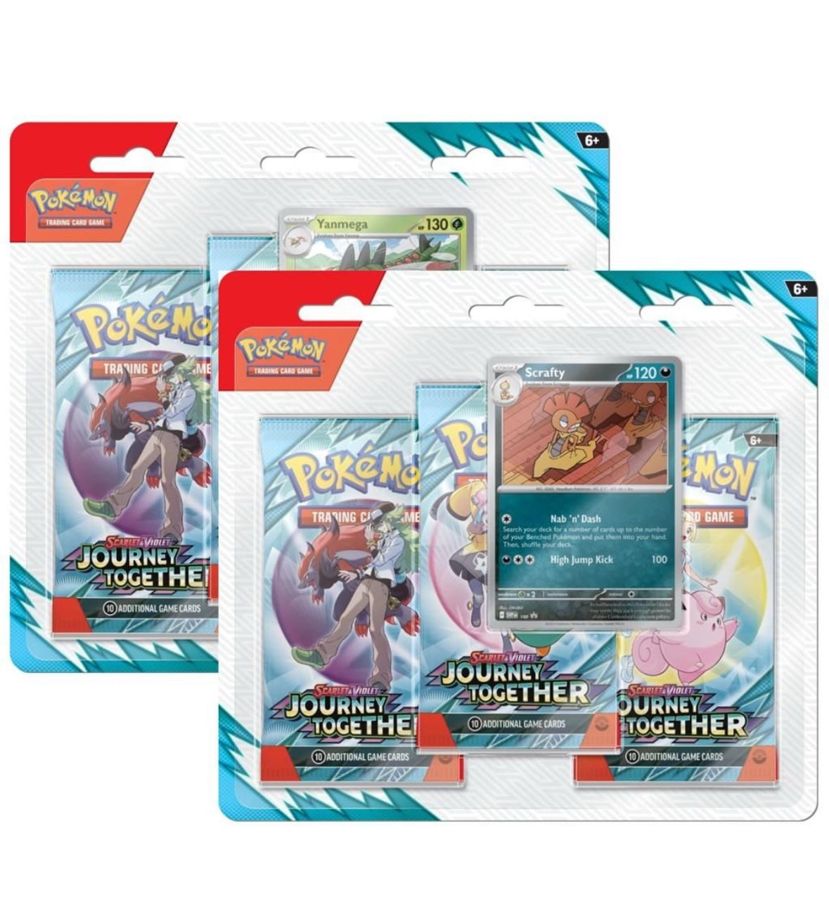 Pokemon TCG : Journey Together (SV09) 3 pack Blister (Assorted 1 Piece)
