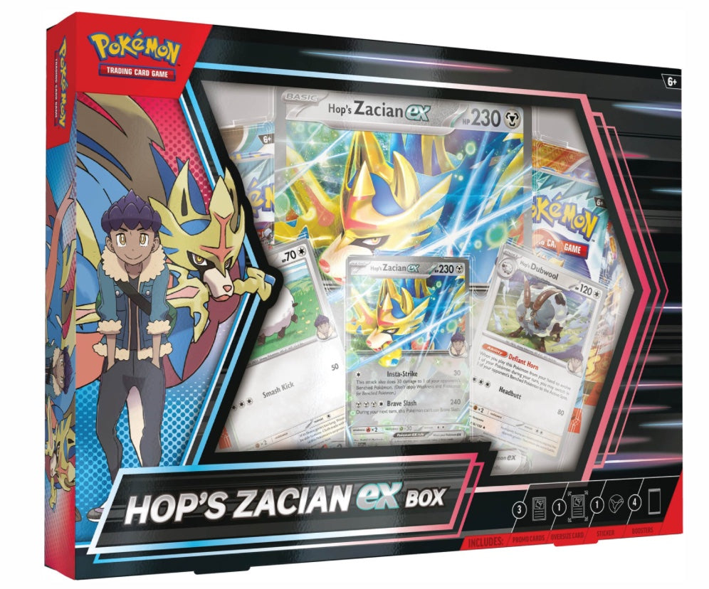 Pokémon TCG: Hop’s Zacian ex Box