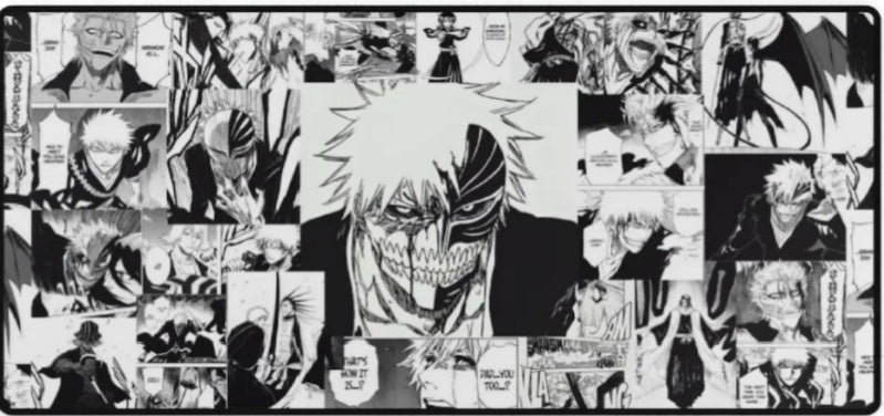 (Kurosaki Ichigo - Bleach) Manga Style Mouse Pad