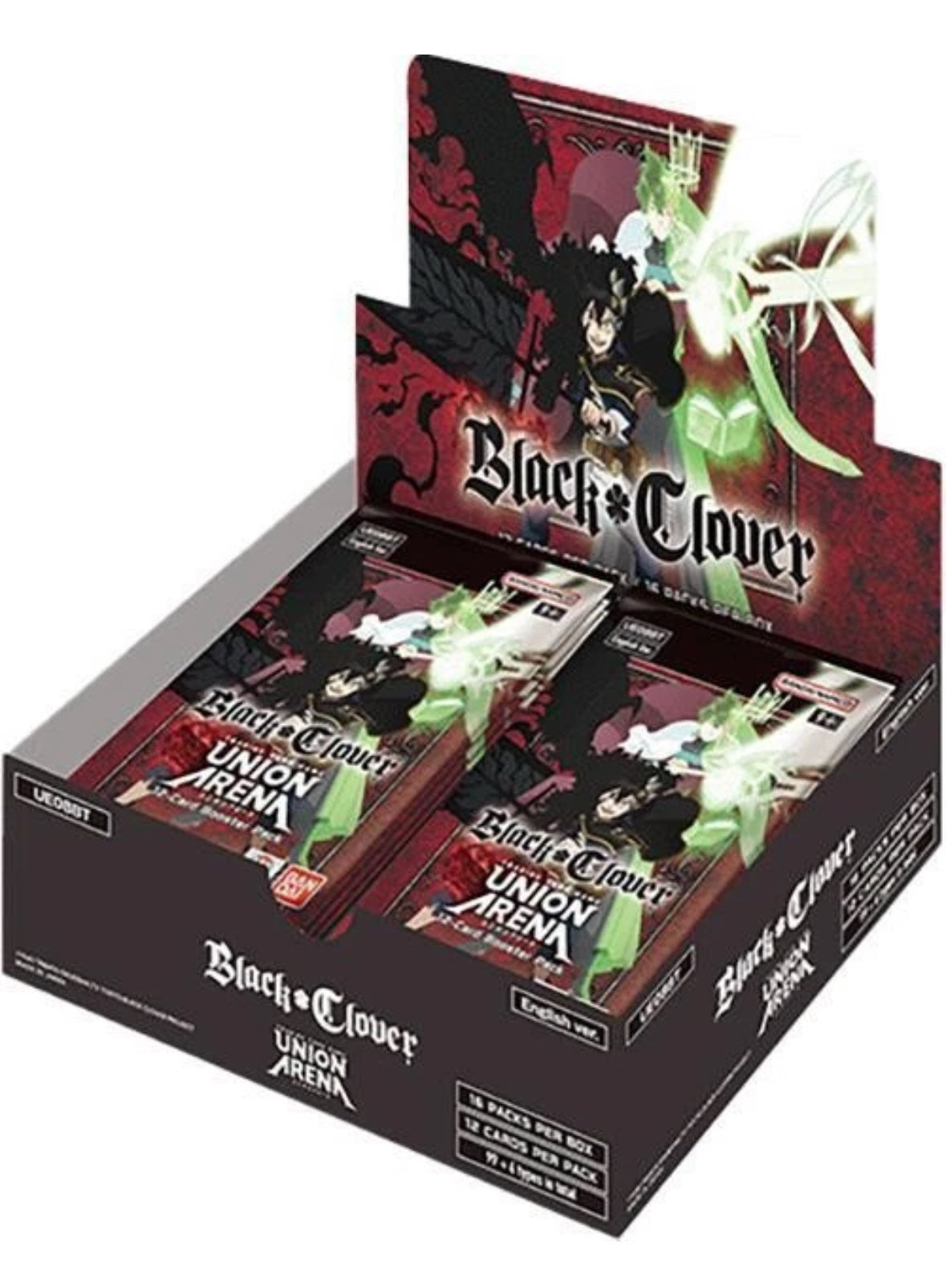Union Arena Card Game: Booster Box: Black Clover (UE08BT) - 16 Packs