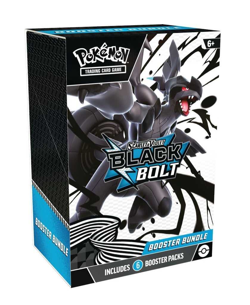 Pokemon TCG Scarlet &amp; Violet Booster Bundle Black Bolt (6 packs)