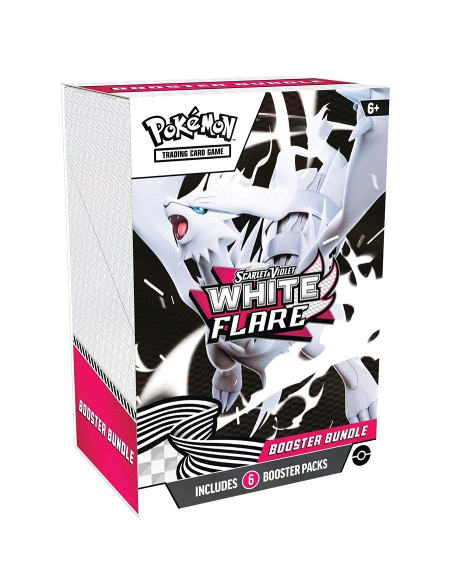 Pokemon TCG Scarlet &amp; Violet Booster Bundle White Flare (6 packs)