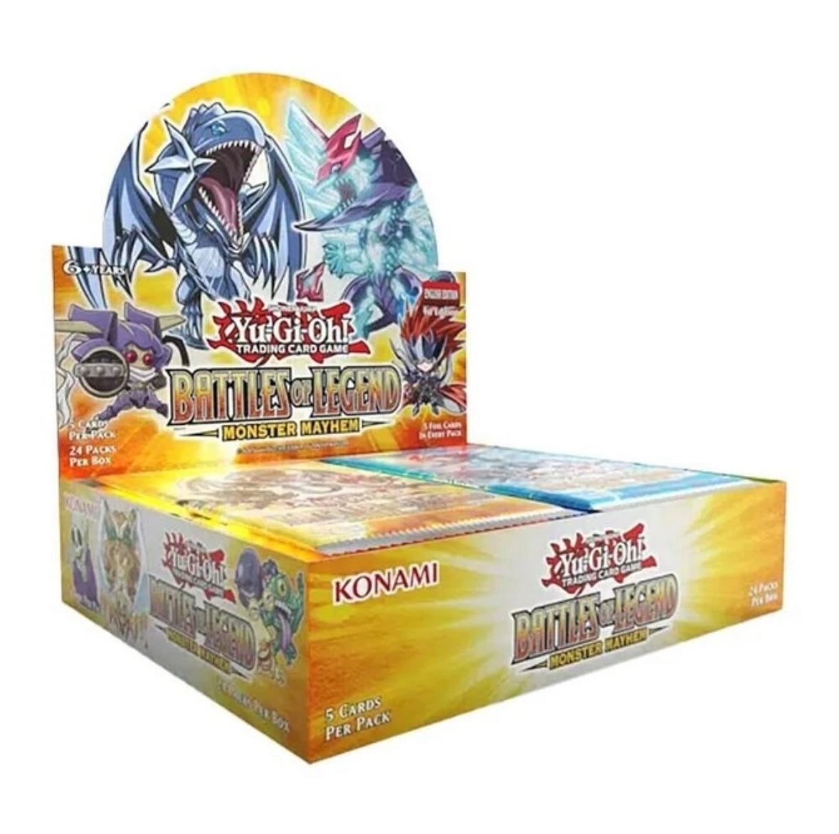 Yu-Gi-Oh TCG Battles of Legend: Monster Mayhem 1st Edition Booster Box Sealed