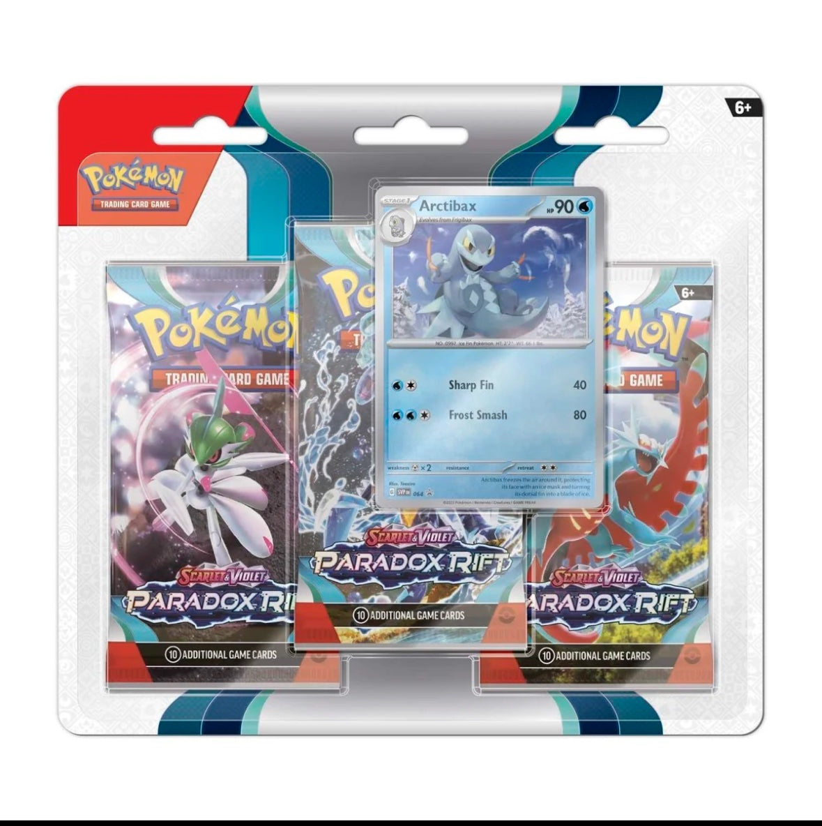 Pokemon TCG: Scarlet &amp; Violet 4 – Paradox Rift 3 Pack Blister