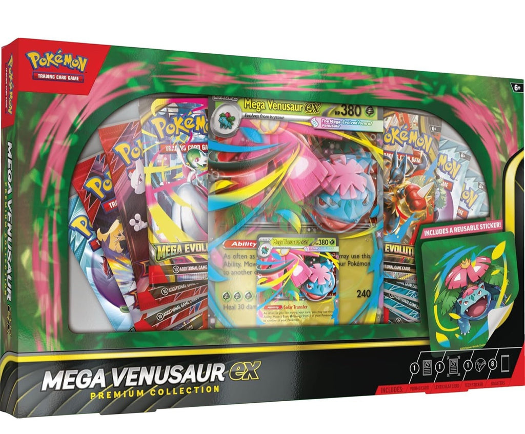 Pokemon TCG: Mega Venusaur Ex Premium Collection Box