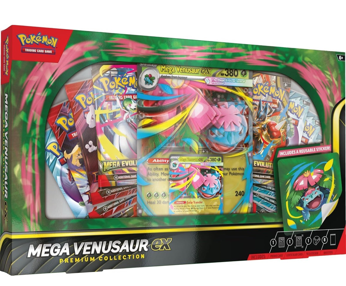 Pokemon TCG: Mega Venusaur Ex Premium Collection Box