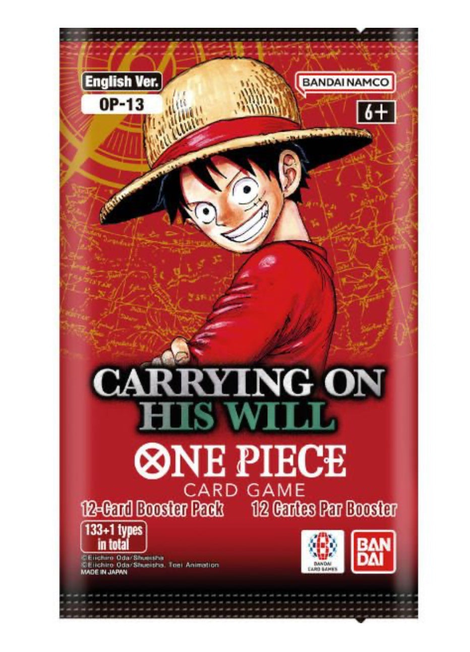 One Piece Trading Cards: Carrying On His Will Booster Pack OP-13