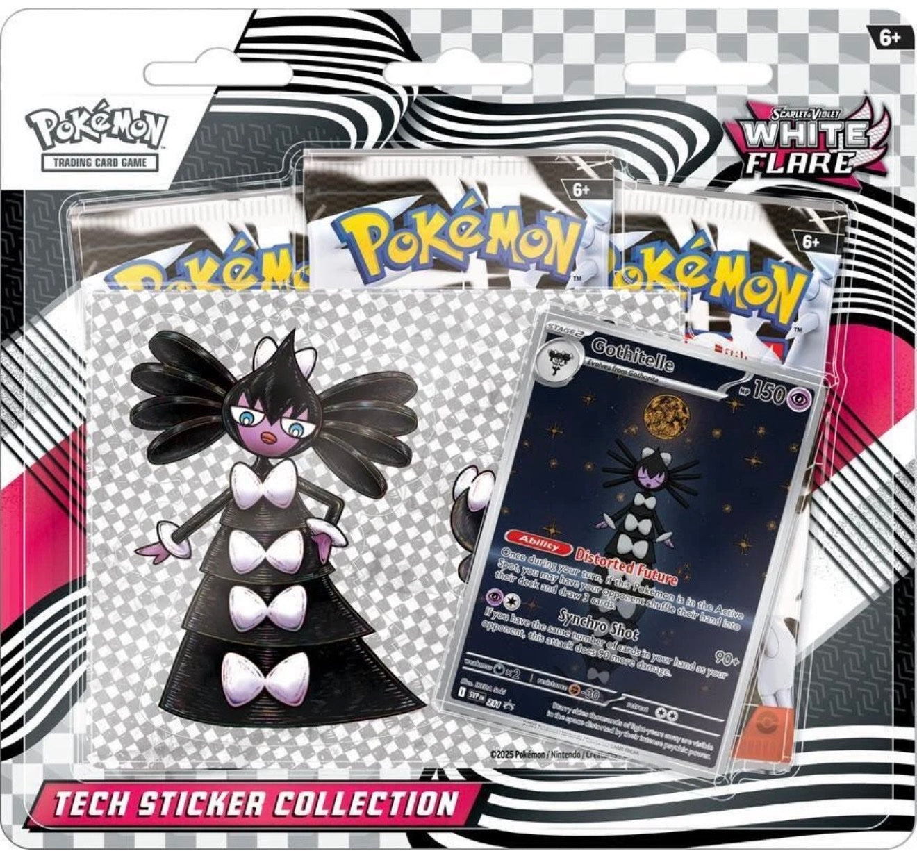 Pokémon Scarlet &amp; Violet-White Flare Tech Sticker Collection Pokemon