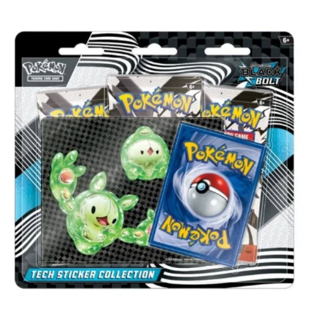 Pokemon TCG SV10.5 Black Bolt Tech Sticker Collection