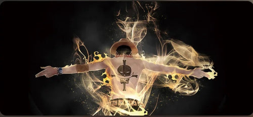 (One piece - Fire Fist Ace ) Mouse Pad