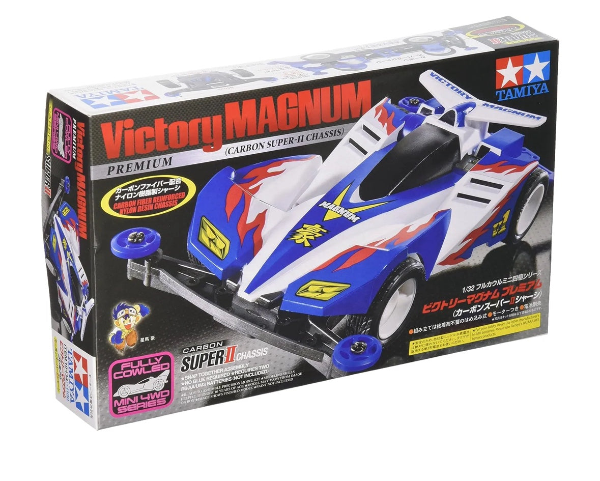 Tamiya Full Cowl Mini 4WD Series No.34 Victory Magnum Premier (Carbon Super II Chassis) 19434