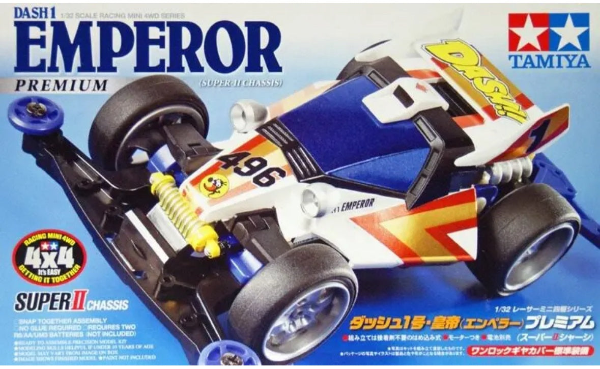 Tamiya Racer Mini 4WD Series No.69 Dash No. 1 Emperor (Emperor) Premium (Super II Chassis) 18069