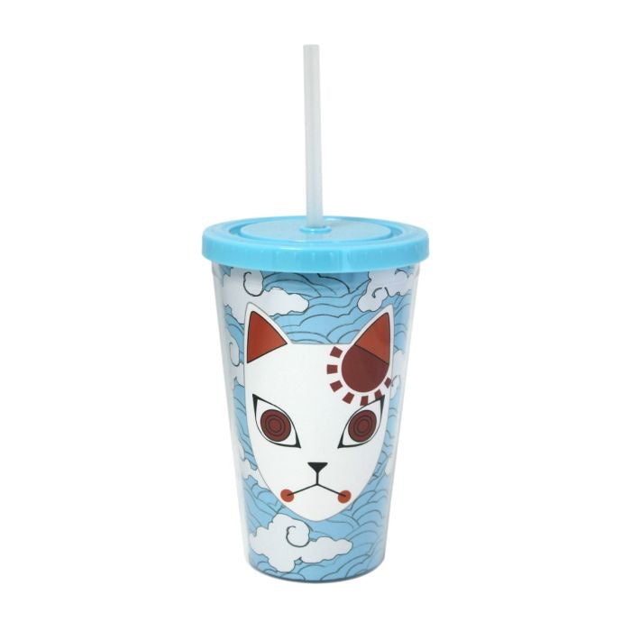 Demon Slayer with Tumbler and Straw