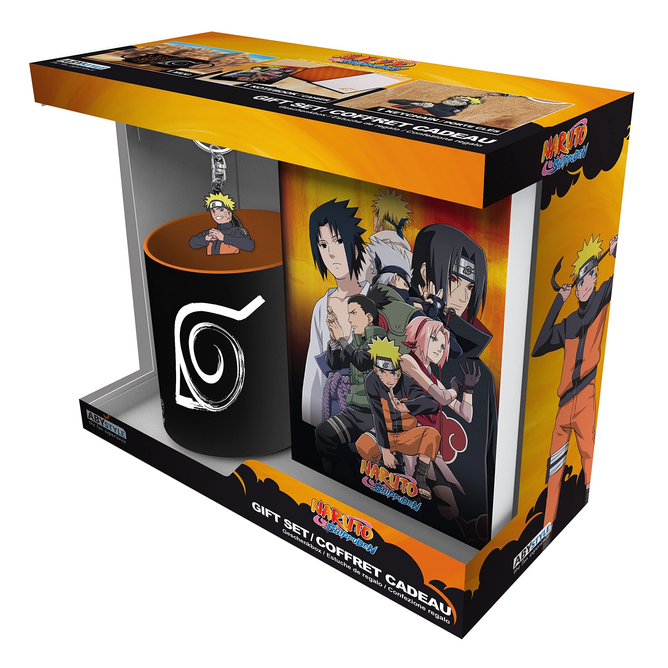 Naruto - Pck Mug320Ml + Keyring Pvc + Notebook