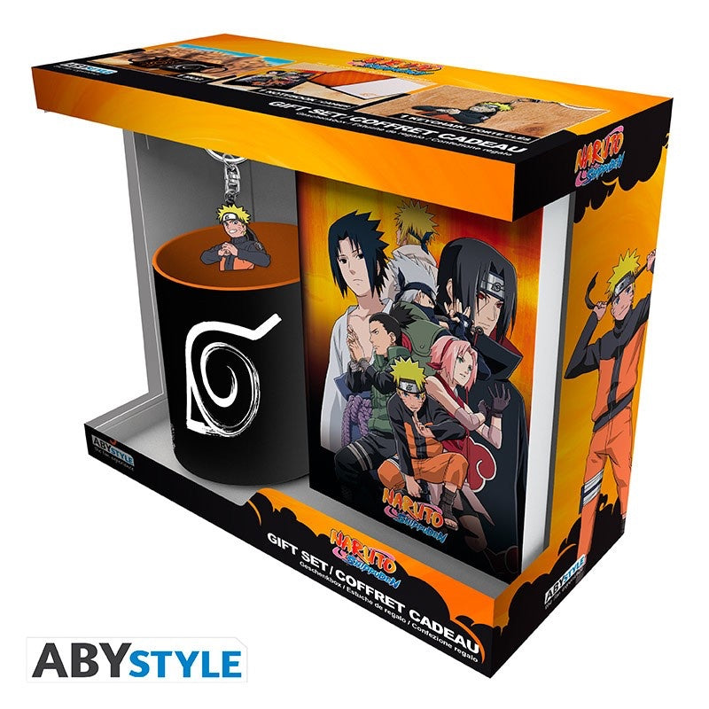 Naruto - Pck Mug320Ml + Keyring Pvc + Notebook
