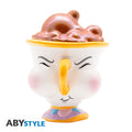 DISNEY - Mug 3D - The Beauty and the Beast Chip with bubbles