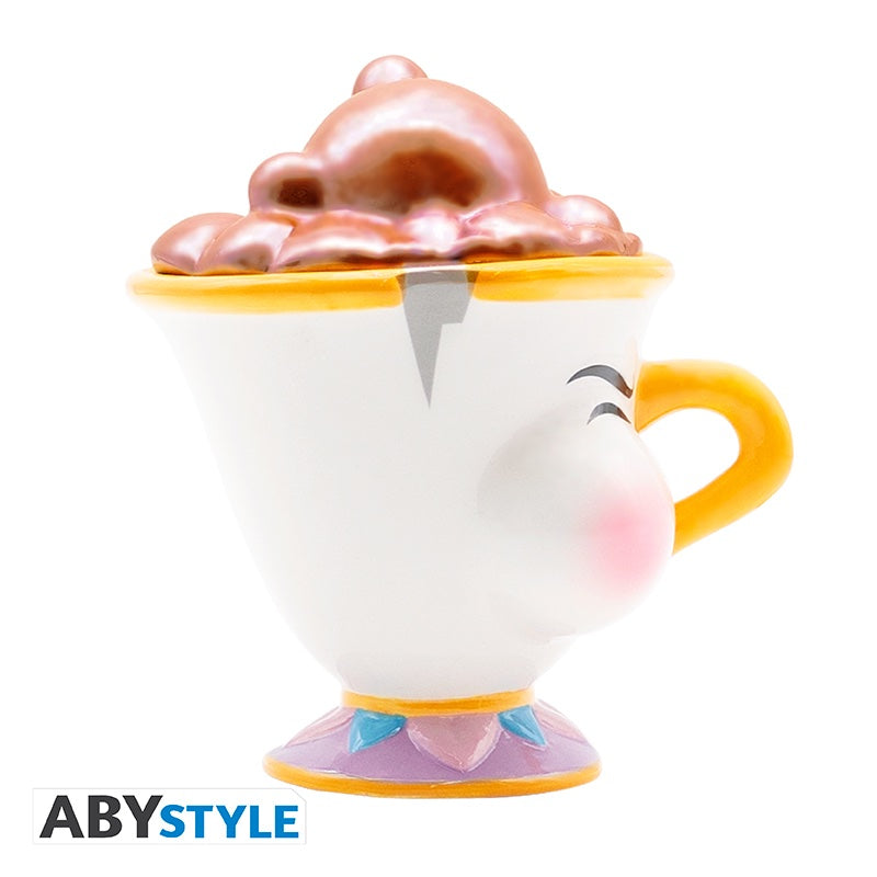 DISNEY - Mug 3D - The Beauty and the Beast Chip with bubbles
