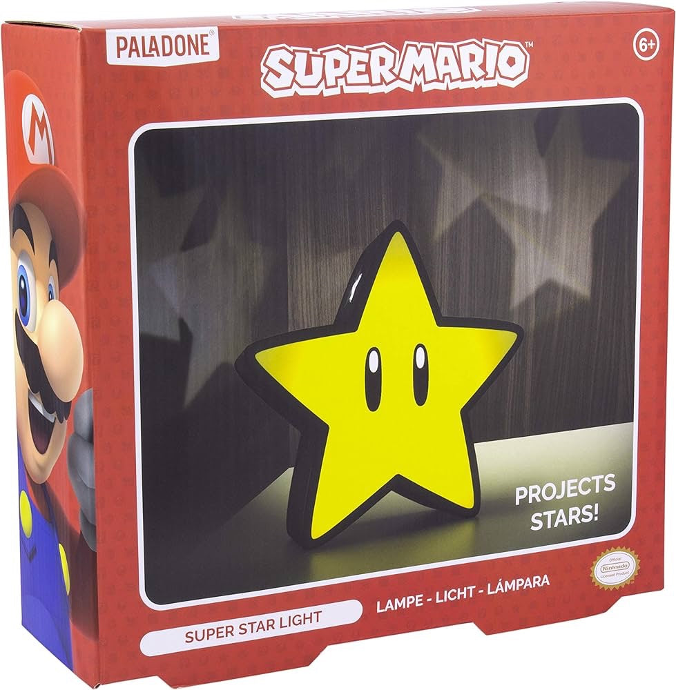 Super Star Light With Projection V3 Super Mario