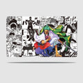 One Piece - Zorojuru manga style mouse pad