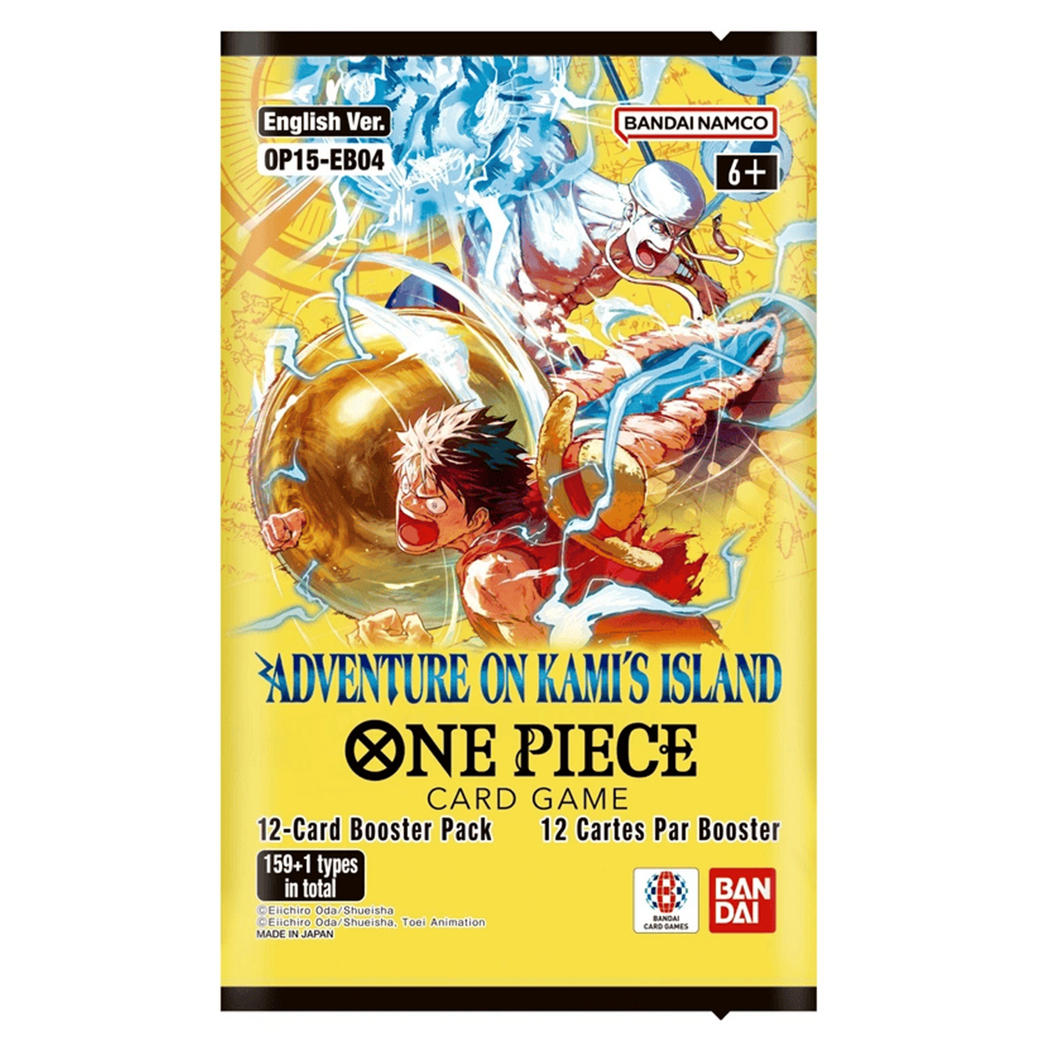 One Piece Card Game Adventure on KAMI's Island OP-15 single booster pack