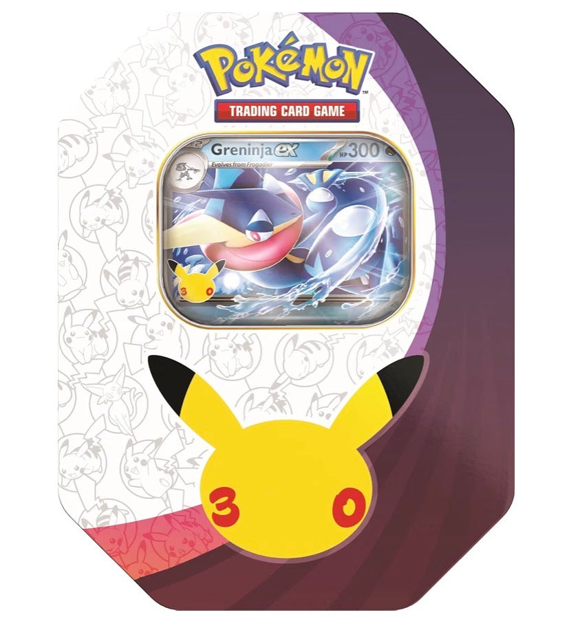 Pokémon TCG 30th Celebration Greninja ex Mini Tin