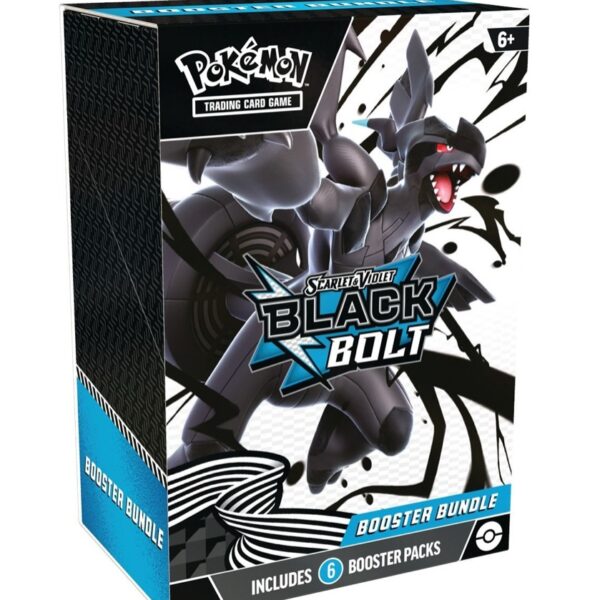Pokemon TCG Scarlet & Violet Booster Bundle Black Bolt (6 packs)