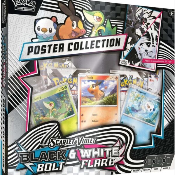 Pokemon Trading Cards: Scarlet & Violet 10.5 Black Bolt/White Flare Poster Collection