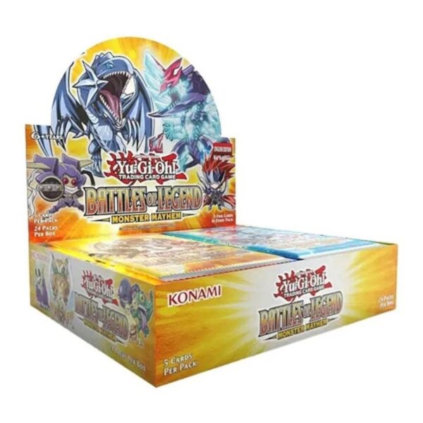 Yu-Gi-Oh TCG Battles of Legend: Monster Mayhem 1st Edition Booster Box Sealed