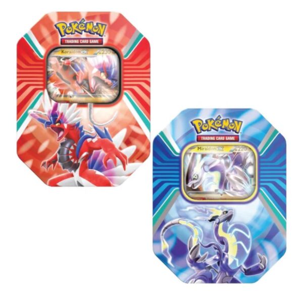 Pokemon Trading Cards: Paldea Legends Tin (Koraidon/Miraidon)