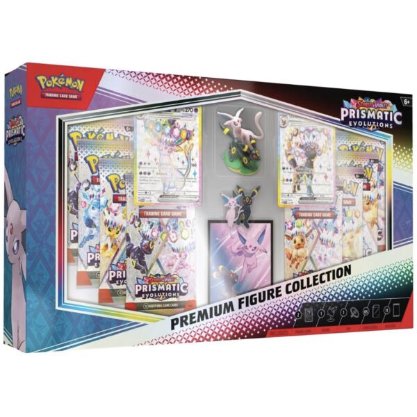 Pokémon TCG: Scarlet & Violet — Prismatic Evolutions Premium Figure Collection (Espeon & Umbreon)