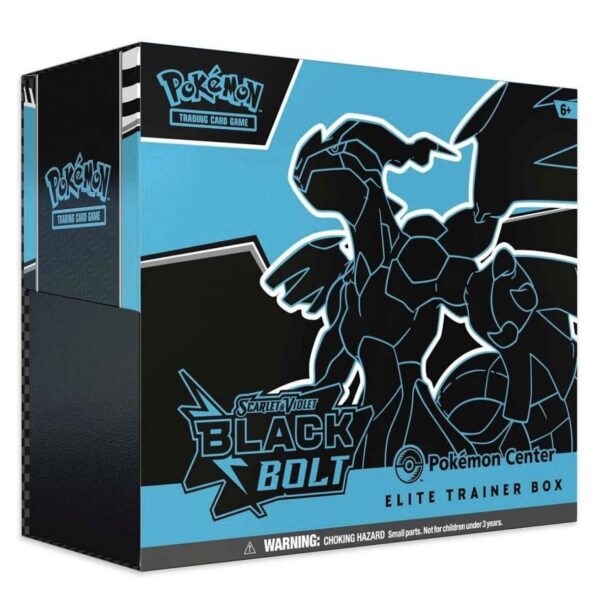 Pokemon Scarlet & Violet Black Bolt Pokemon Center Elite Trainer Box