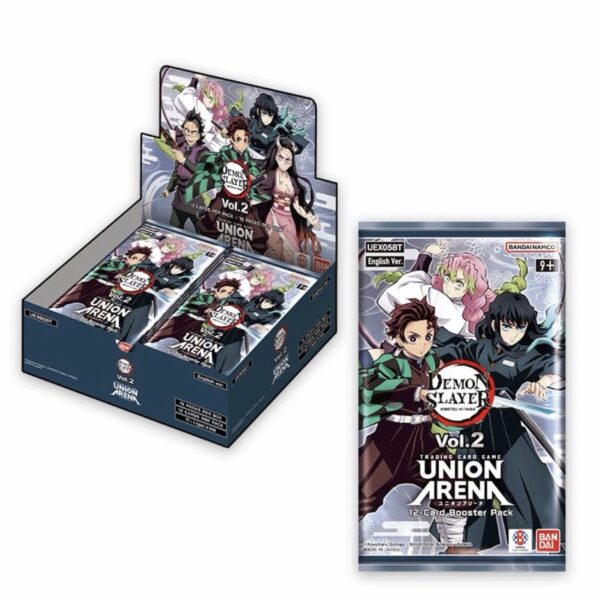 Union Arena Card Game: Booster Box: Demon Slayer: Kimetsu No Yaiba Vol. 2 (UEX05BT) - 16 Packs