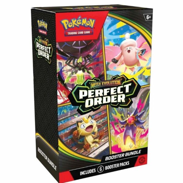 Pokémon TCG: Mega Evolution-Perfect Order Booster Bundle (6 Packs)